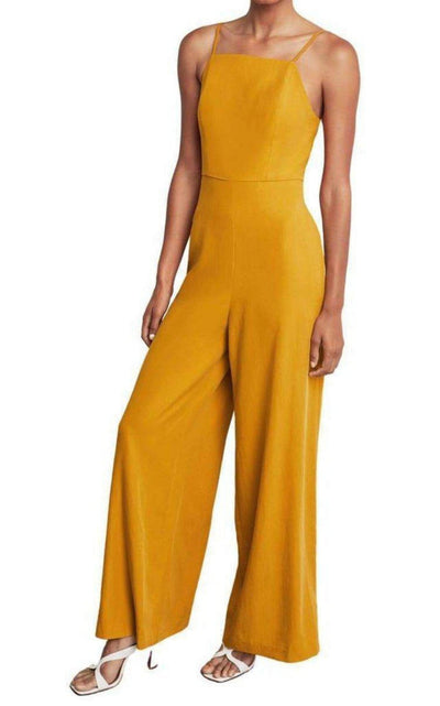 Strappy Wide Leg Jumpsuit BCBGMAXAZRIA