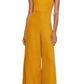 Strappy Wide Leg Jumpsuit BCBGMAXAZRIA