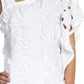 Ulla Asymmetrical Embroidered Top BCBGMAXAZRIA