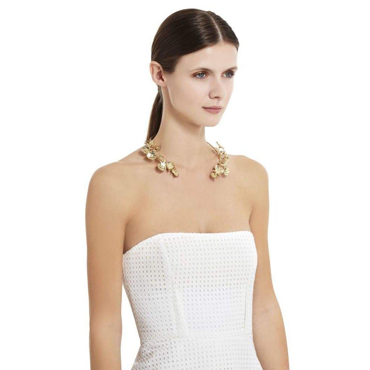 BCBGMAXAZRIA Wildflower Collar Necklace