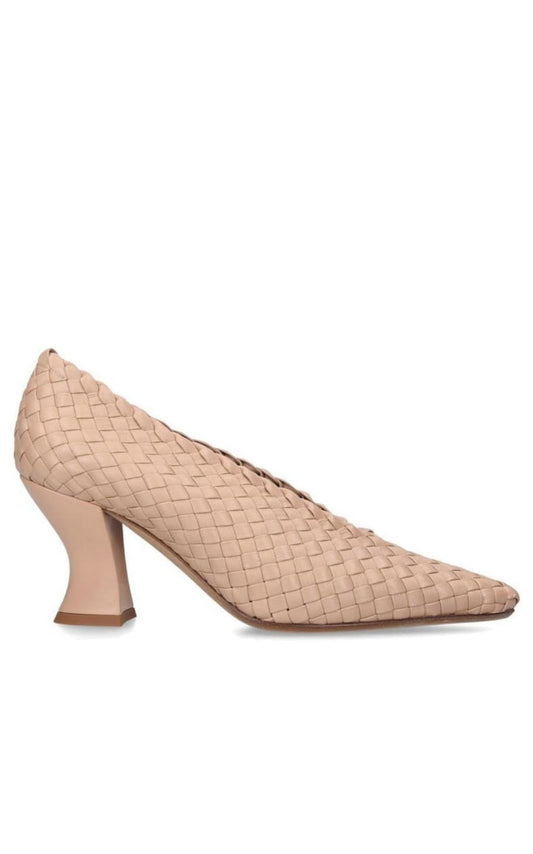 Almond Leather Pumps Bottega Veneta