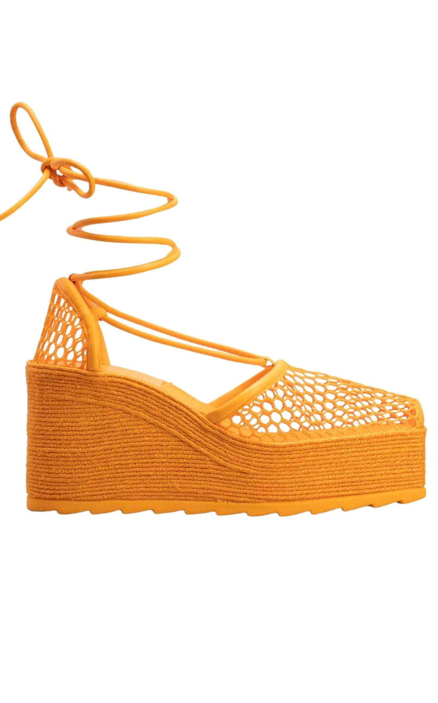 Leather and Mesh Espadrilles Bottega Veneta