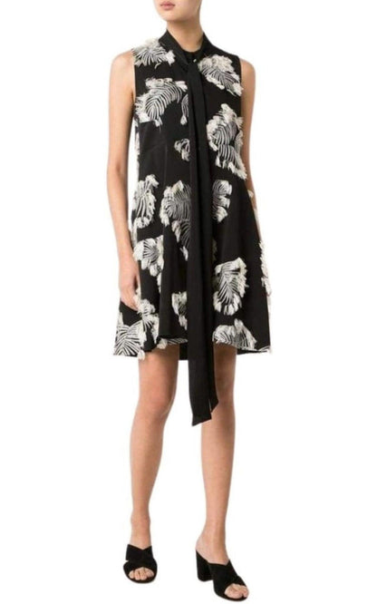 Palm Jacquard Dress Chloe