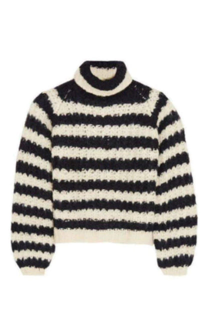 Striped Mohair Blend Sweater Chloe