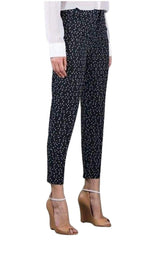 Wool Blend Pattern Trousers Chloe