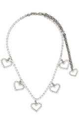  Alessandra RichCrystal Heart Necklace - Runway Catalog