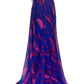 Dekolte Strapless Purple Cocktail Party Dress