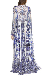 Chiffon Kimono Dress Dolce & Gabbana