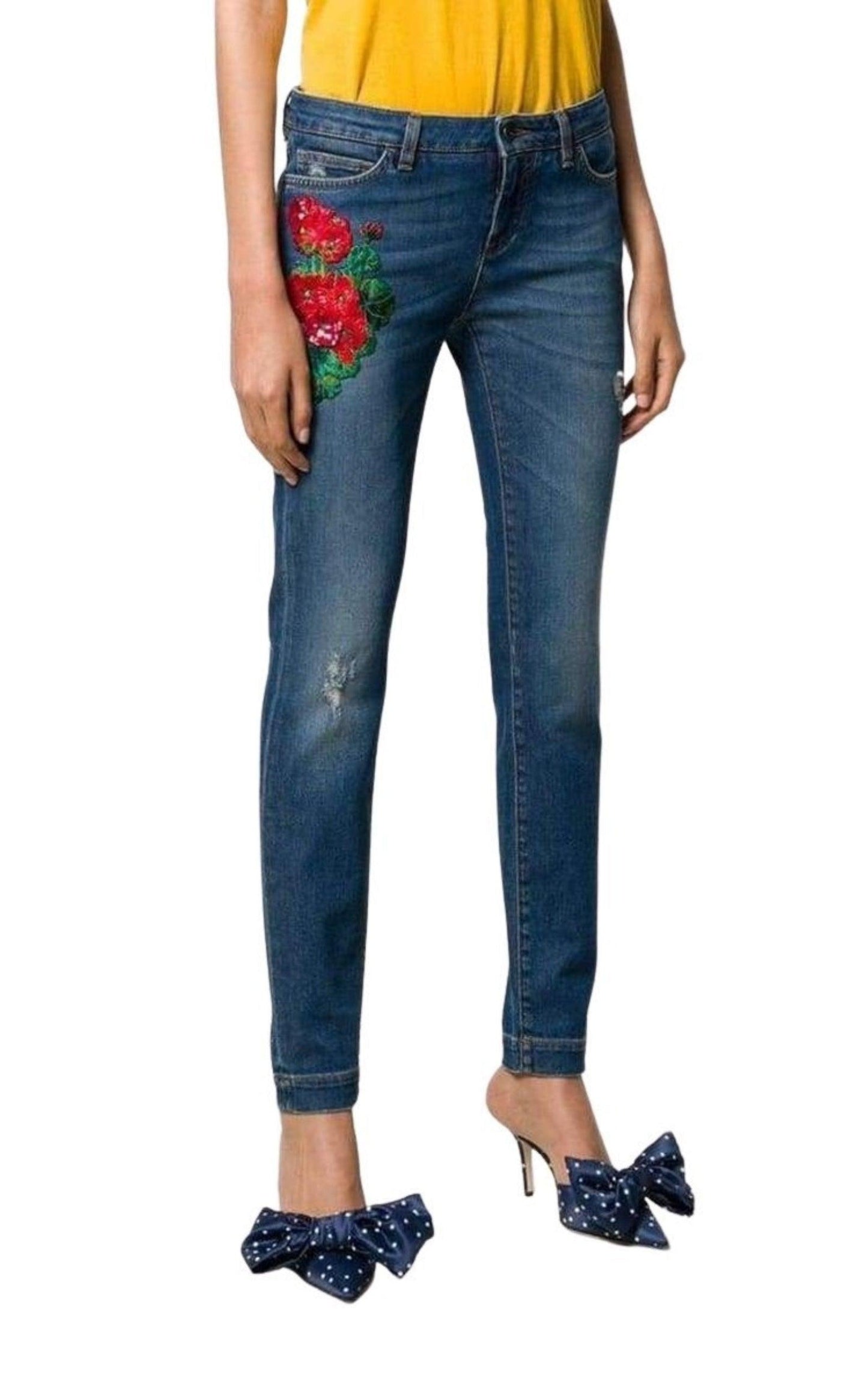 Embroidery Skinny-fit Jeans Dolce & Gabbana