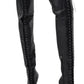 90mm Harriet Leather Over The Knee Boots Gucci