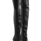 90mm Harriet Leather Over The Knee Boots Gucci