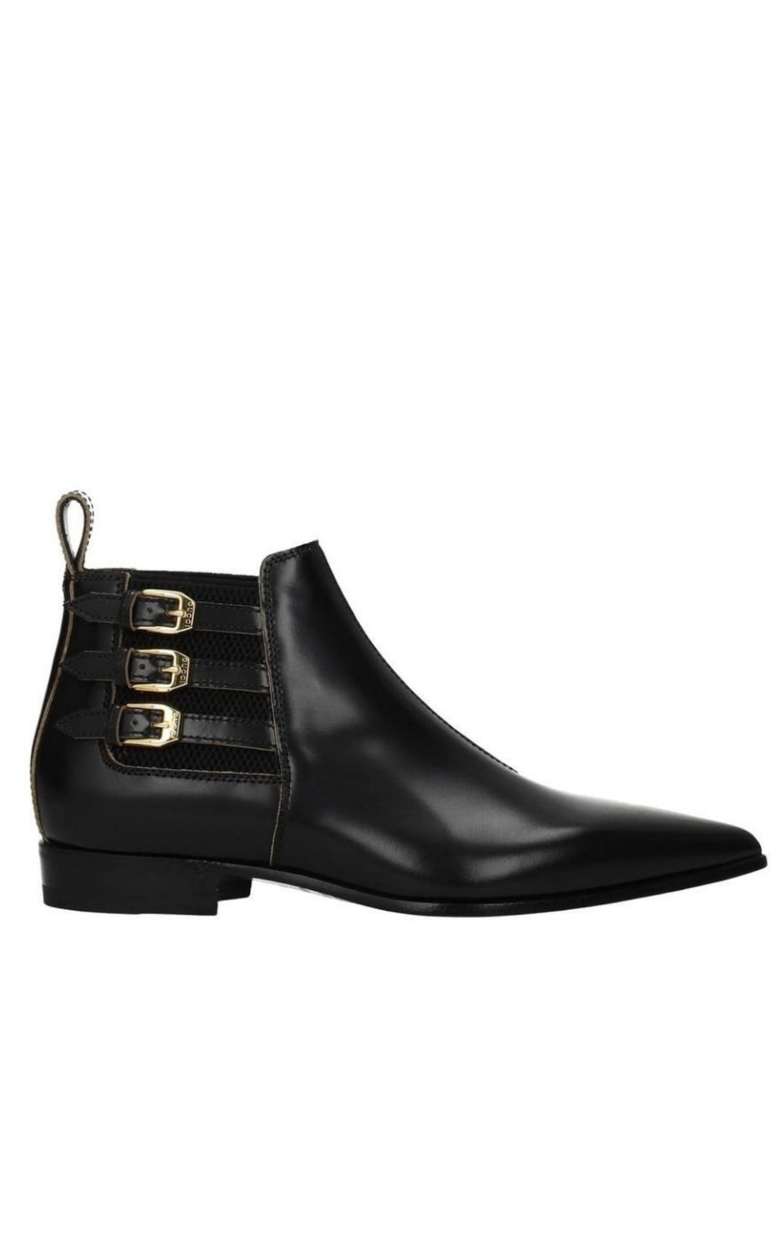 Ankle Leather Boots Gucci