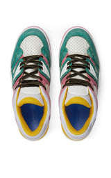 Basket Panelled Sneakers Gucci