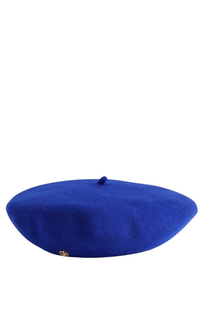 Blue Felt Wool Beret Gucci