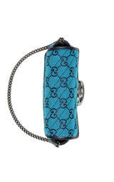 Blue GG Marmont Blue Super Mini Bag Gucci