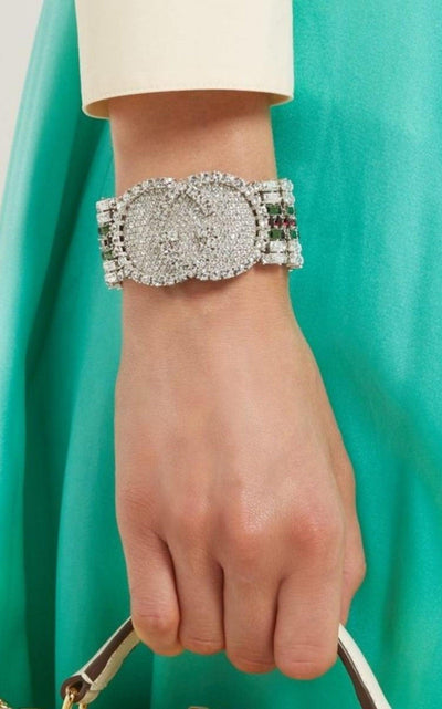 Crystal-embellished Tennis Bracelet Gucci