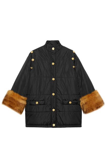 Detachable Sleeves Padded Jacket Gucci