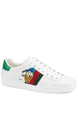 Disney Ace Leather Sneakers Gucci