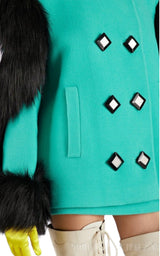 Gucci Faux Fur-trimmed Wool Jacket - Runway Catalog