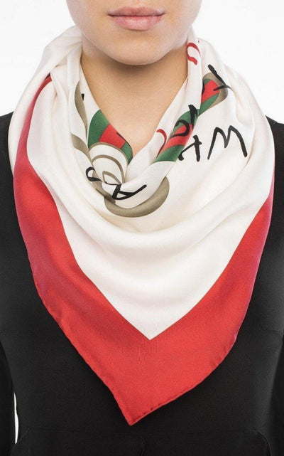 Future Foulard Silk Scarf Gucci