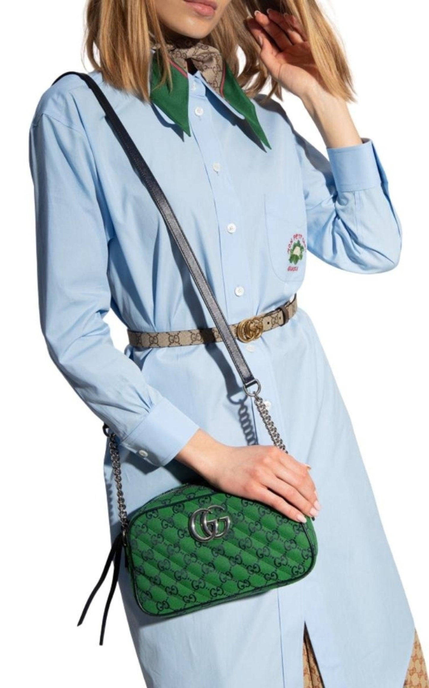 GG Marmont Quilted Crossbody Bag Gucci