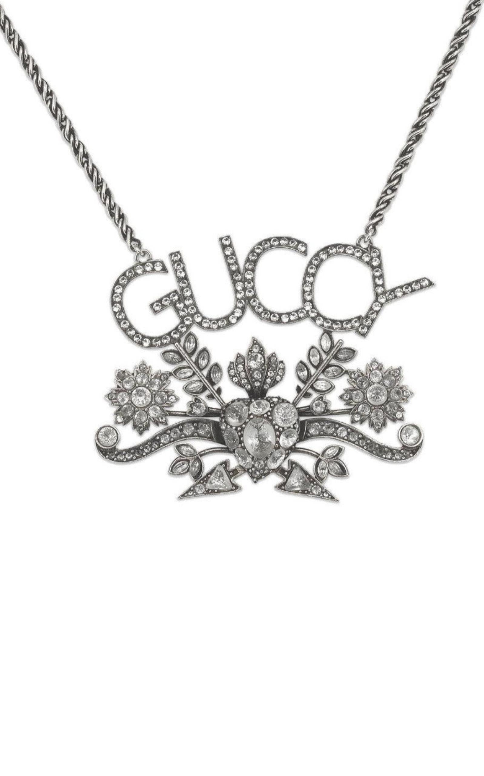 GUCCY Crystal Necklace Gucci