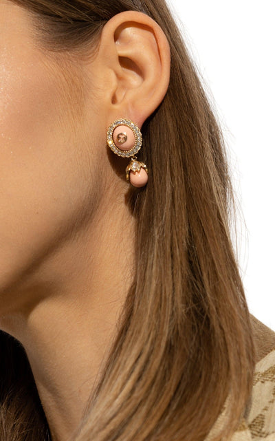 Gucci Interlocking G Pearl Earrings - Runway Catalog