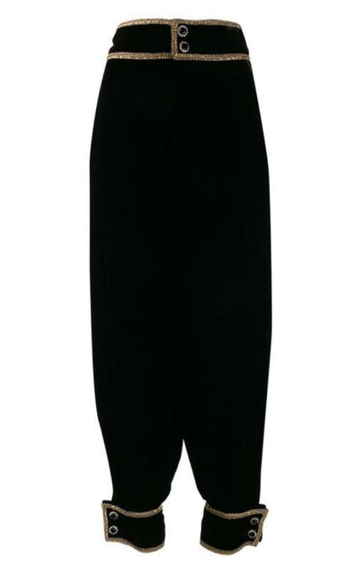 Jewel-embellished Cotton Trousers Gucci