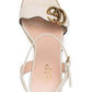 Leather Wedge Espadrille Sandals Gucci