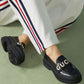 Logo Applique Leather Loafer Gucci