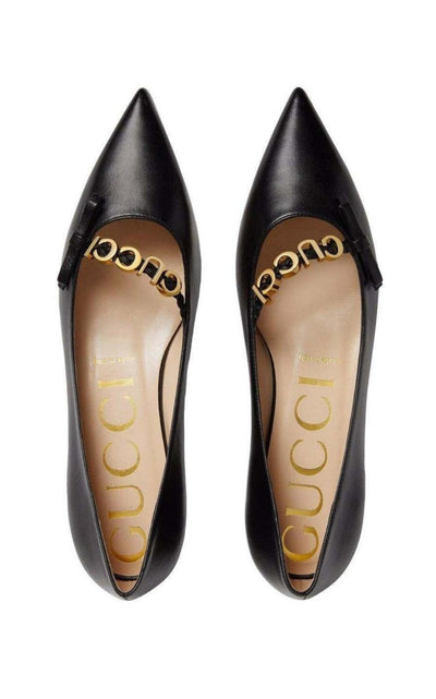 Logo-plaque Ballerina Shoes Gucci