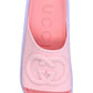 Gucci Miami GG-Embossed Pink Rubber Slides - Runway Catalog