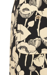 Poppy Flowers Print Jersey Dress Gucci