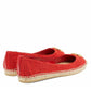 Red Lilibeth GG Faux Pearl-embellished Espadrilles Gucci