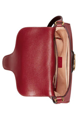 Small Messenger with Double GG Bag in Red Gucci