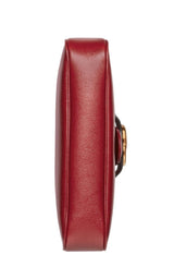 Small Messenger with Double GG Bag in Red Gucci