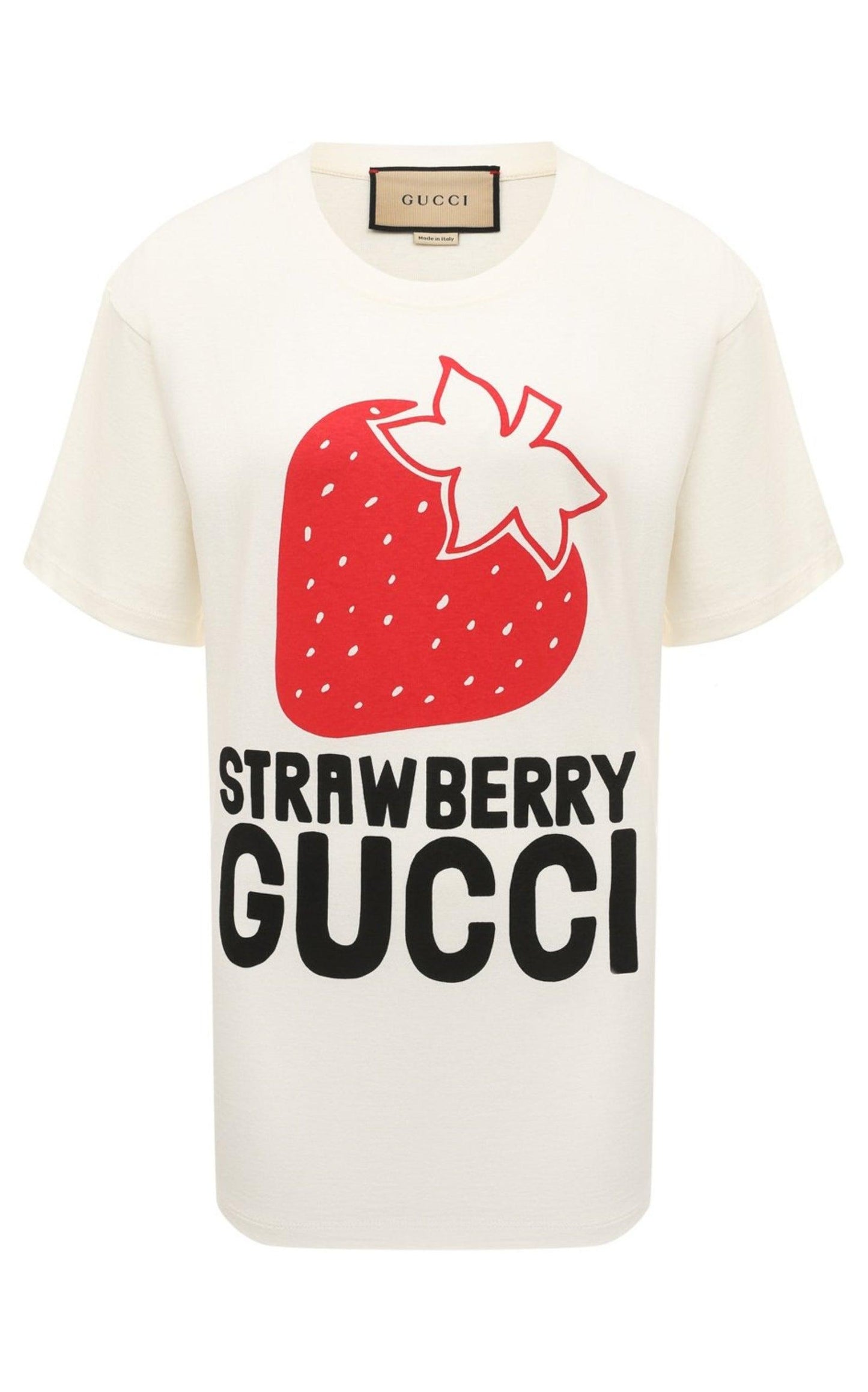 Gucci Strawberry Gucci Organic Cotton T-shirt