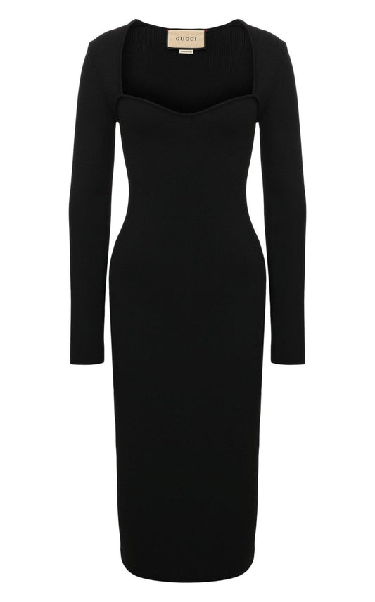 Stretch Viscose Bodycon Dress Gucci