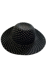 Studded Wool-felt Wide Brim Hat Gucci