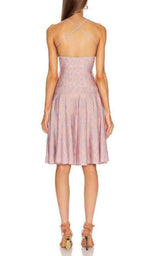 Pink Monaco Wrap Dress Jacquemus