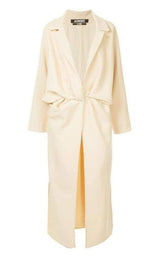 Wrap Front Long Coat Jacquemus