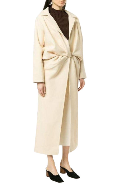 Wrap Front Long Coat Jacquemus