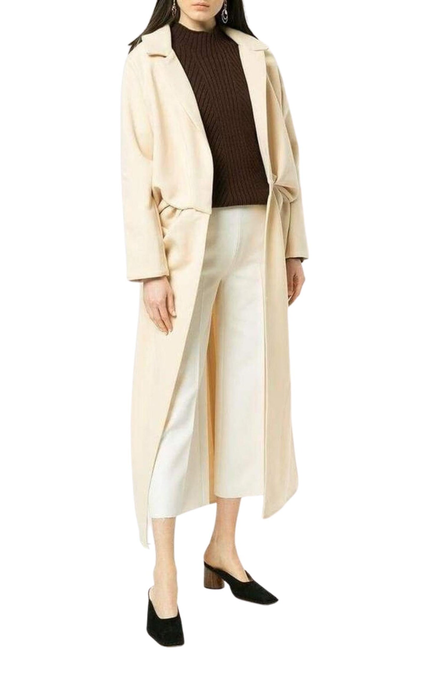 Wrap Front Long Coat Jacquemus