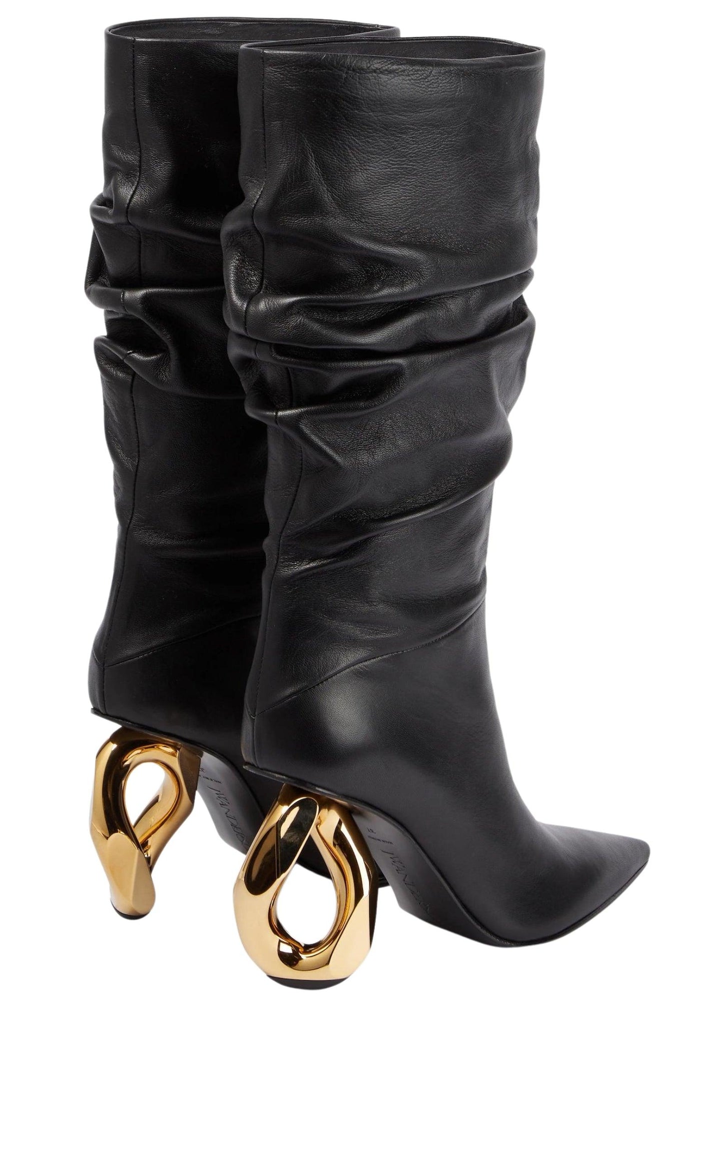 Chain Leather Heeled Boots JW Anderson