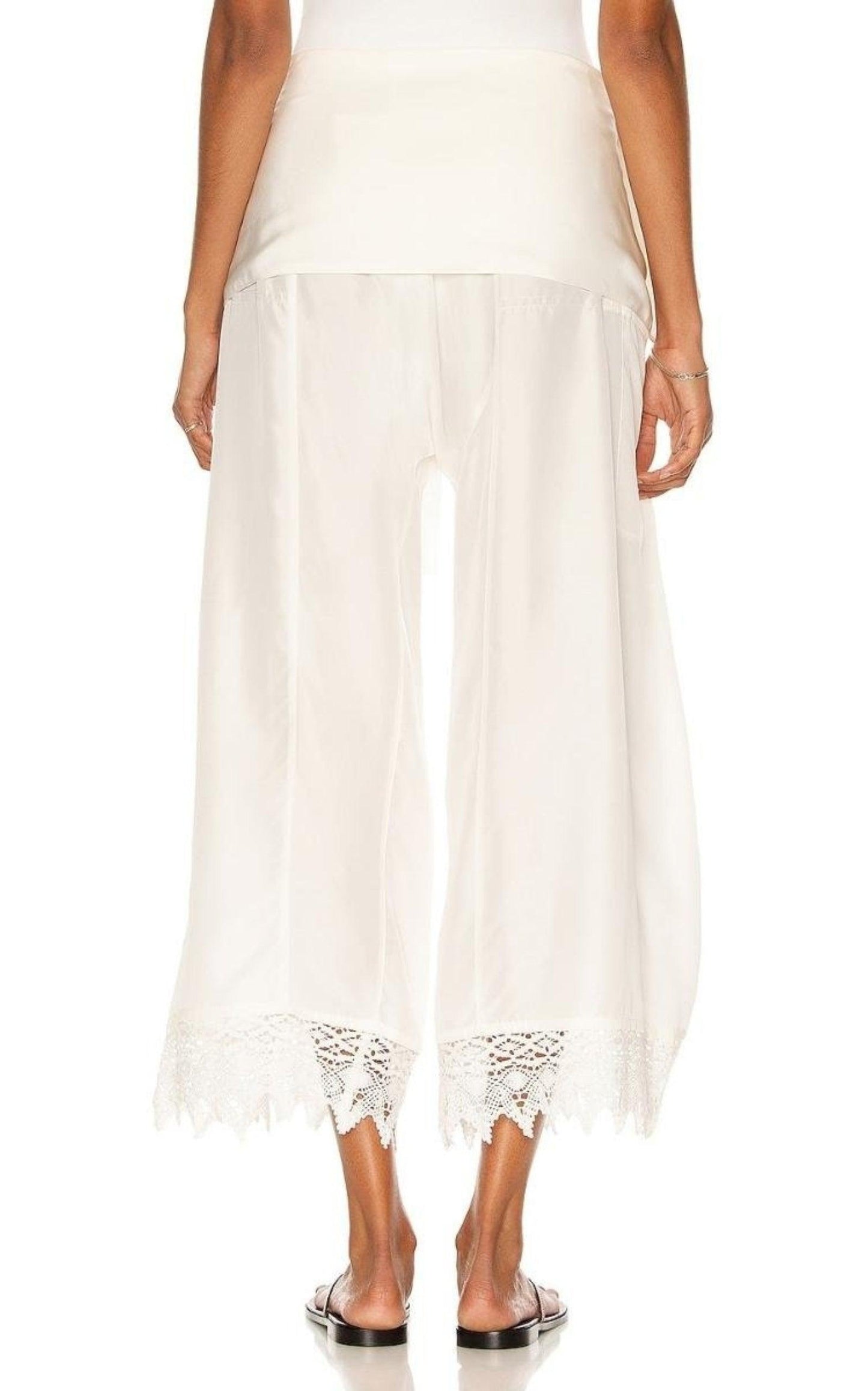 Loewe Ibiza Macramé Belted Trousers