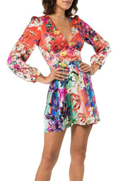 Bloom Floral Print Silk Dress Mary Katrantzou