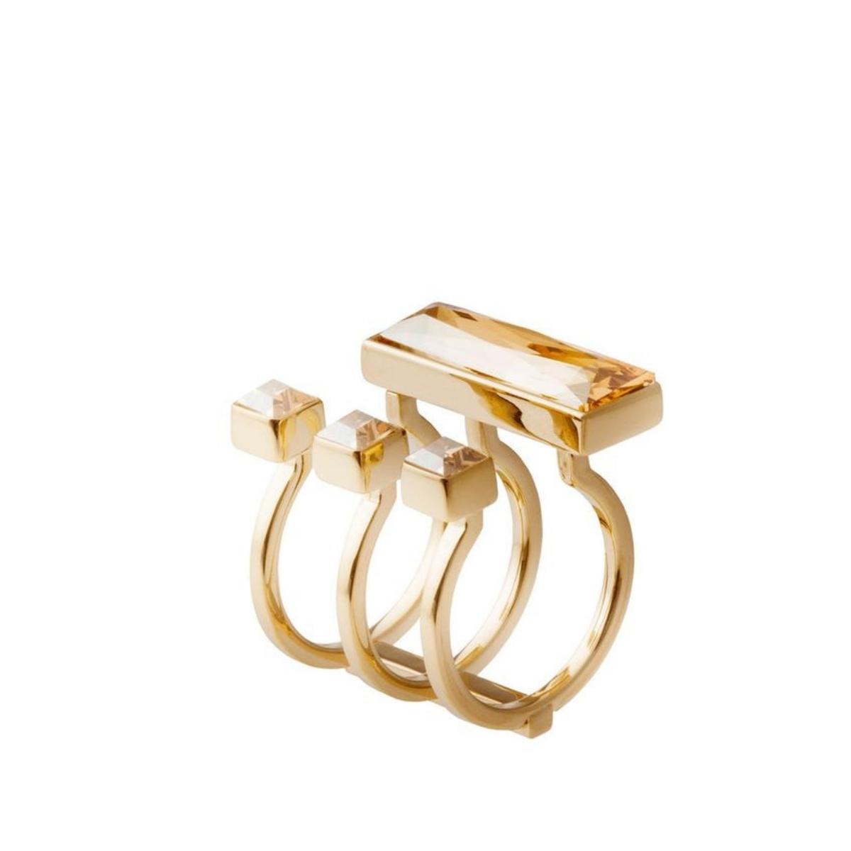 May Moma Gold Fay Carre RIng