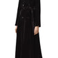 Black Silk Blend Velvet Trench Coat McQ - Alexander McQueen