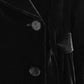 Black Silk Blend Velvet Trench Coat McQ - Alexander McQueen