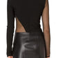 Sheer Panel Bodysuit Mugler